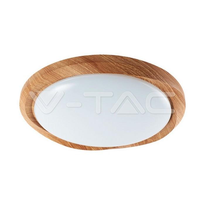 30W / 60W / 30W PLAFONIERA DI DESIGN TELECOMANDO DIMMERABILE WOOD GRAIN CYCLONE COVER