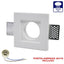 PORTAFARETTO INCASSO IN GESSO  QUADRATO GU10 INCLUSA