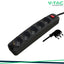 1.5M EXTENSION SOCKET WITH 1 SWITCH (POLYBAG+CARD)5 PIN - BL