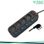 1.5M EXTENSION SOCKET W/ INDIVIDUAL SWITCH (POLYBAG+CARD) 4P