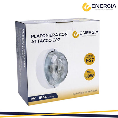 LAMPADA TARTARUGA IN VETRO     E27 IP44 BIANCO