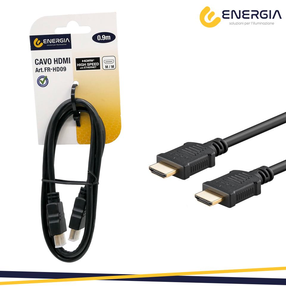 CAVO HDMI 0,9MT TYPE A/TYPE A  4K