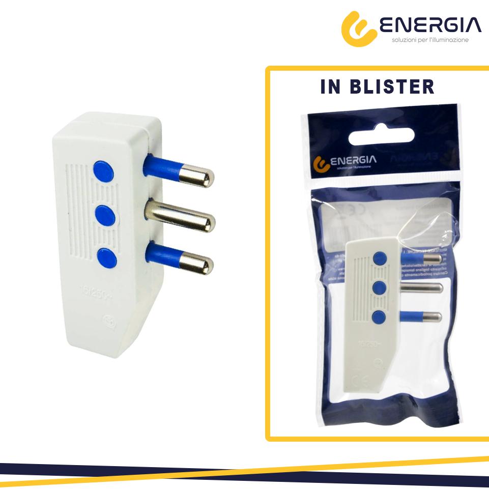 SPINA S17 16A 2P+T 90 GRADI DIMENSIONI RIDOTTA SALVASPAZIO