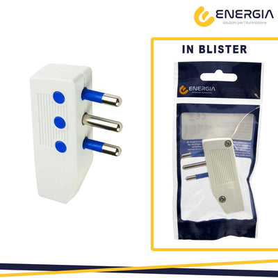 SPINA S11 10A 2P+T 90 DIMENSIO RIDOTTA SALVASPAZIO BIANCA