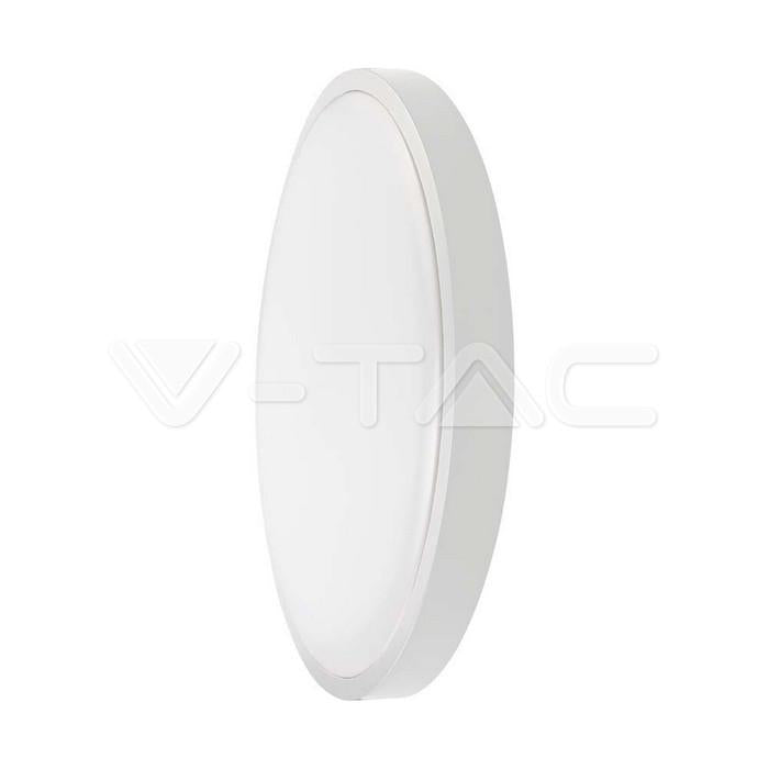 36W LED PLAFONIERA SAMSUNG CHIP 3000K ROTONDA CORNICE BIANCA IP44