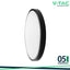 18W LED DOME LIGHT  WITH SAMSUNGCHIP 6500K RD,BLACK FRAME IP