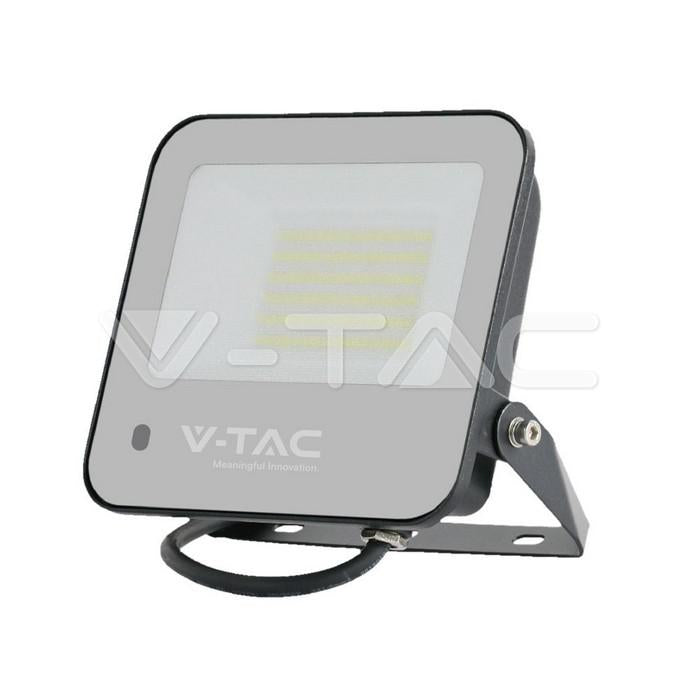 50W FLOODLIGHT RGB + WHITE BLACK BODY GREY FROSTED GLASS WIT