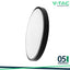 36W LED PLAFONIERA SAMSUNG CHIP 6500K ROTONDA CORNICE NERA IP44