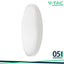 24W LED PLAFONIERA CON SENSORE SAMSUNG CHIP 4000K ROTONDA CORNICE BIANCA IP44