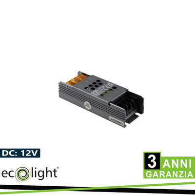 ALIMENTATORE MODULARE SLIM PREMIUM 24W 12V 3ANNI GARANZIA