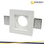 PORTAFARETTO IN GESSO 100X100MM  QUADRATO GU10 INCLUSA