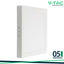 18W MINI PANNELLO LED CHIP SAMSUNG MONTAGGIO A PLAFONE QUADRATO 3000K