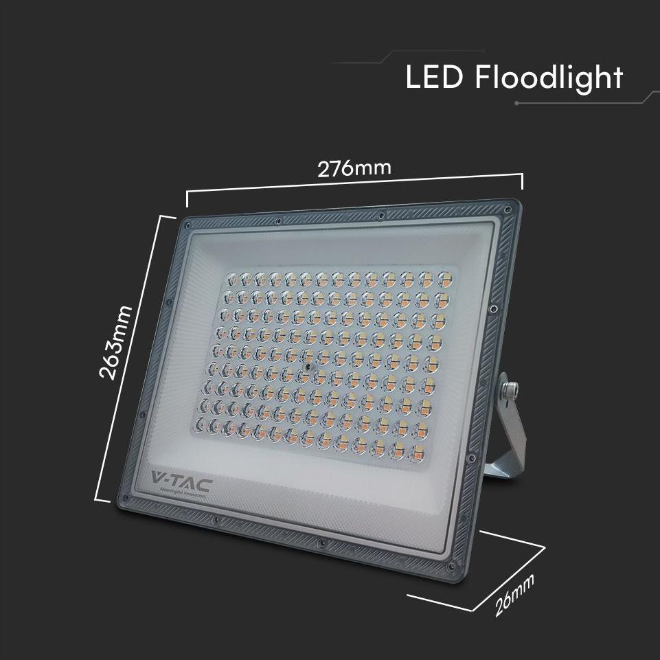 100W LED FLOODLIGHT CCT(3000-4000-6400K) GREY BODY