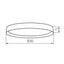PLAFONIERA LED SOLN LED 17,5W NW W/G - KANLUX