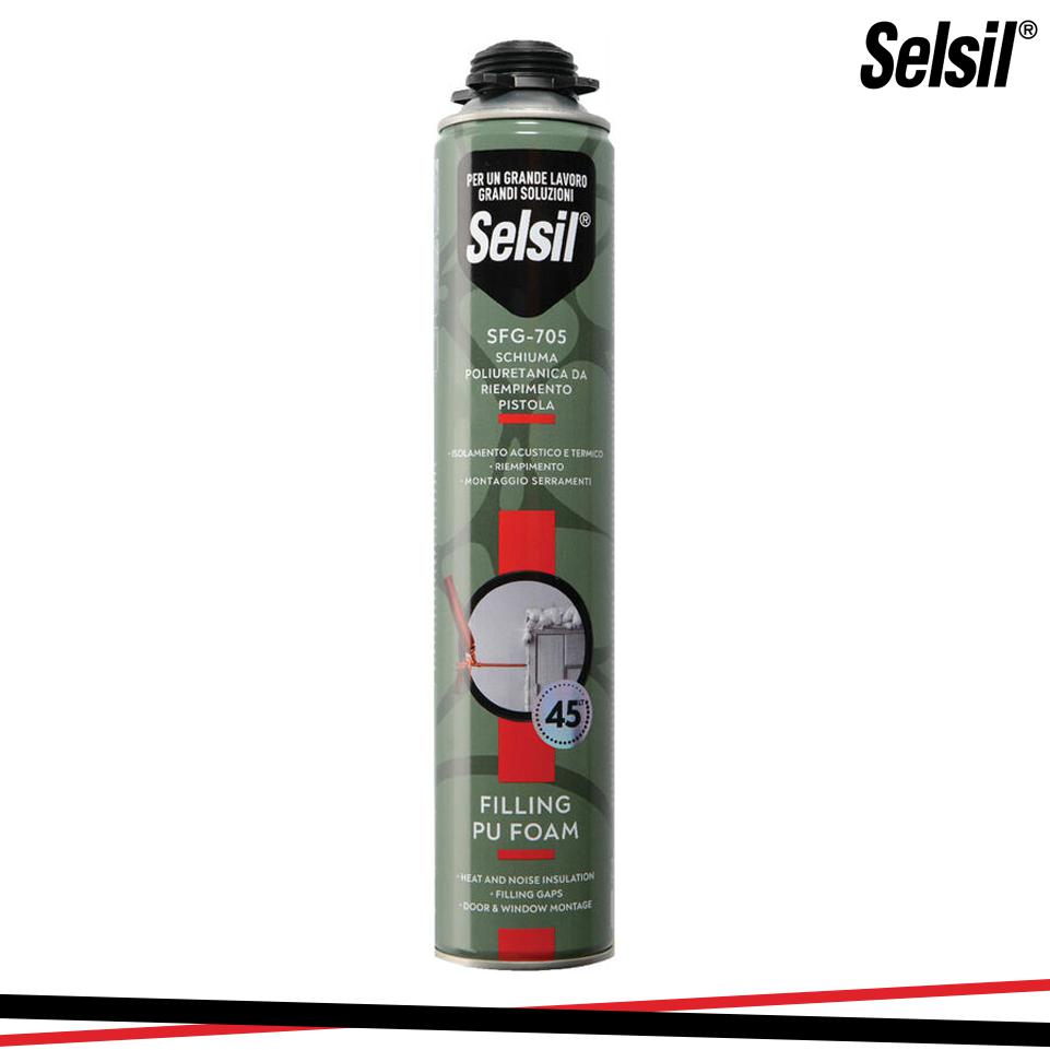 SCHIUMA POLIURETANICA PISTOLA  750ML SFG-705