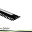 PROFILO NERO DA SUPERFICIE GN02 + PARALUME OPALINO 2MT