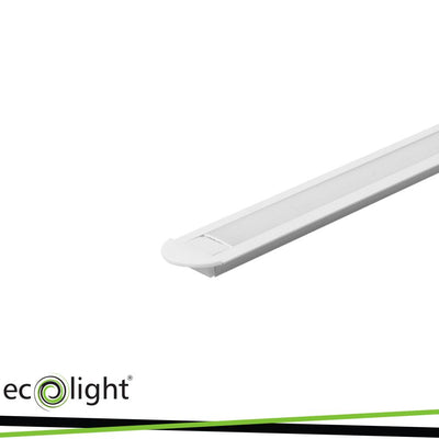 PROFILO INCASSO P02 BIANCO + PARALUME OPALINO 2MT