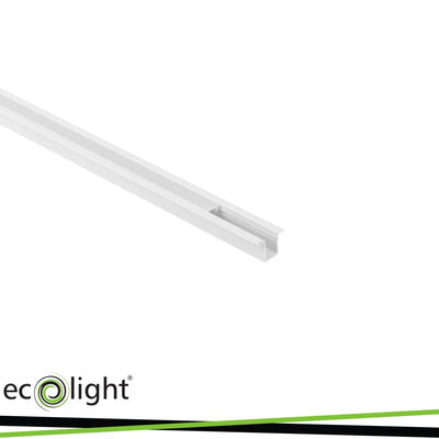 PW02 PROFILO INCASSO BIANCO +  PARALUME OPALINO 2MT