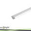 PROFILO ANODIZZATO ANGOLARE R02 + PARALUME OPALINO 2MT