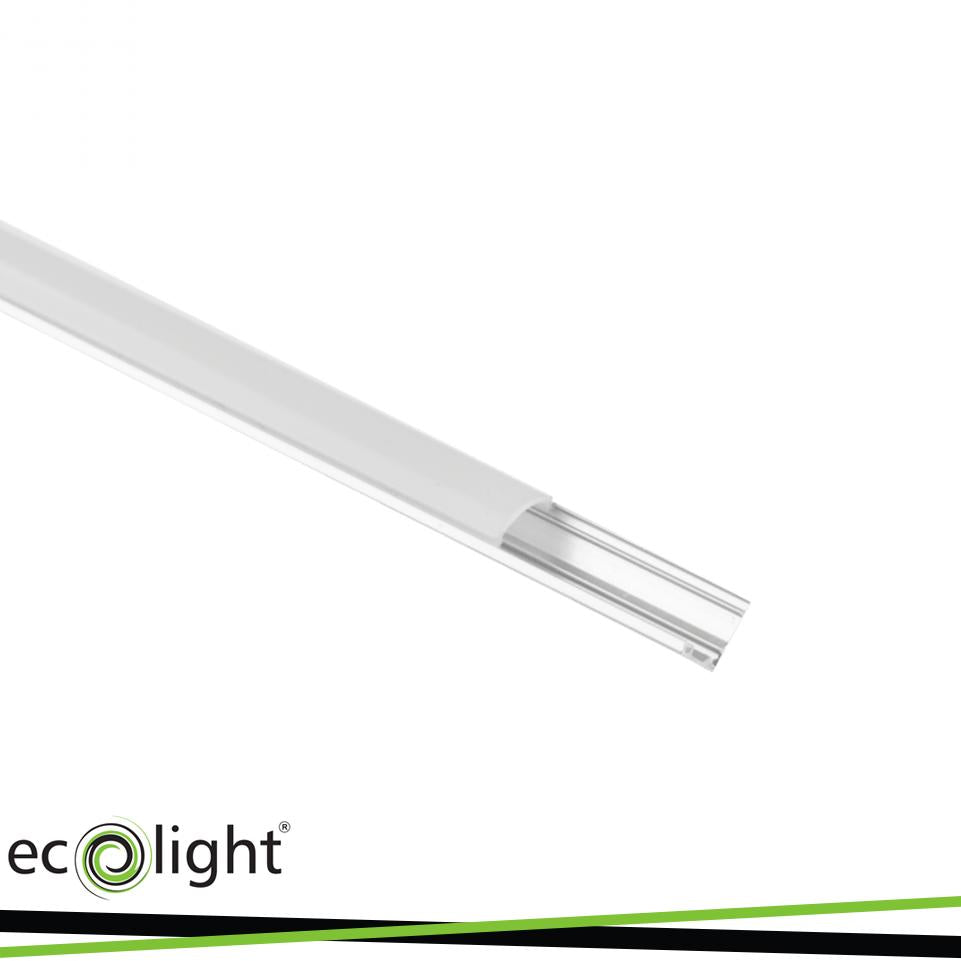 PROFILO ANODIZZATO ANGOLARE RW02 + PARALUME OPALINO 2MT