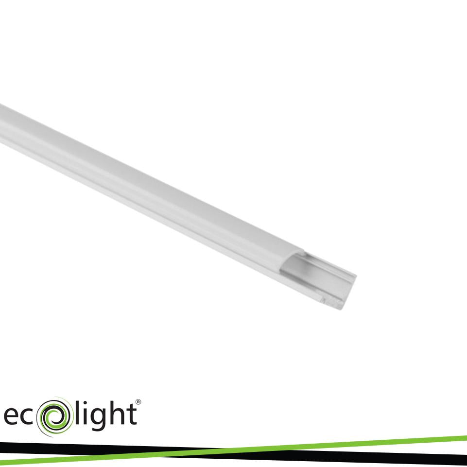 PROFILO BIANCO ANGOLARE RW02 + PARALUME OPALINO 2MT
