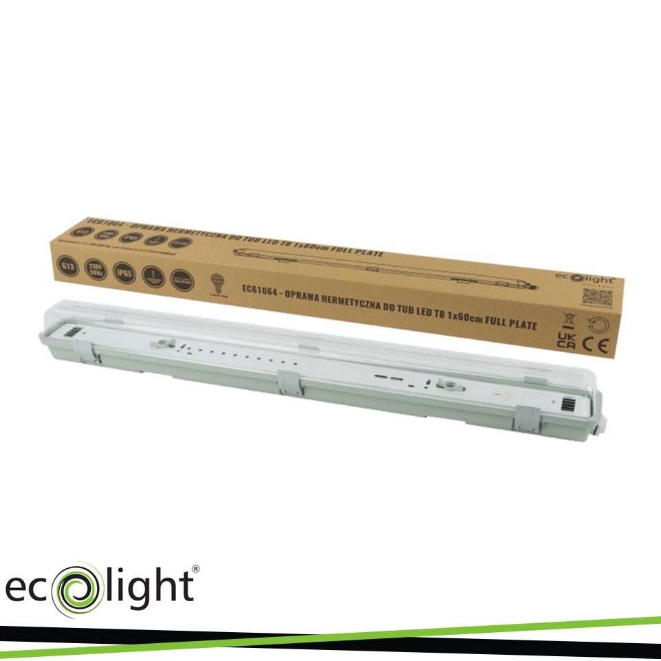 PLAFONIERA IP65 1X60CM (T8 NO-INCLUSO)
