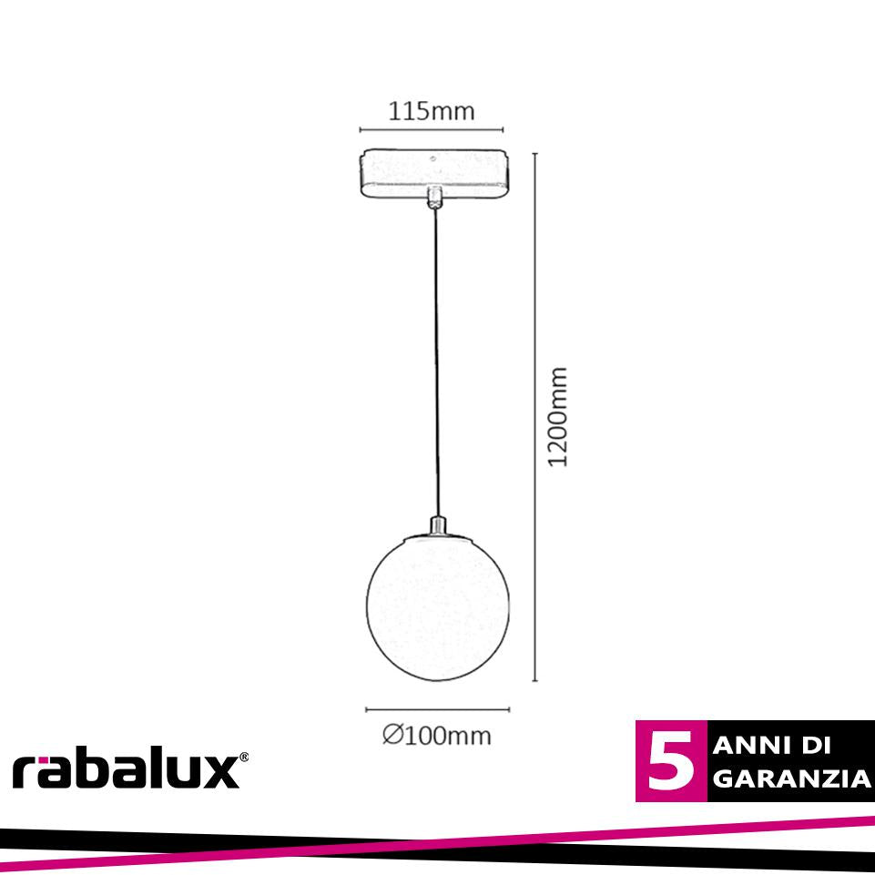 LITRACK PENDANT03V, 5W, 360LM,2700-5500K