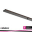 LITRACK RAIL, BLACK ALUM. 100X0,5X1,5CM
