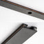 LITRACK RAIL, BLACK ALUM. 100X0,5X1,5CM