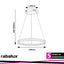 ISAURE,IND.PEND. LED45W, D80CM CCT 3000-6500K