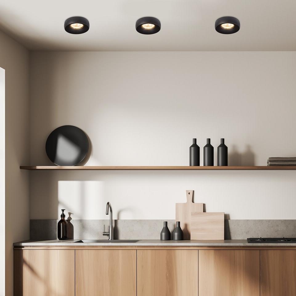LUIZA,IND.RECESSED, GU10 1XMAX25W, D10CM