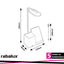 CERIE,IND.TABLE, LED4W, H30,5CM, BLACK