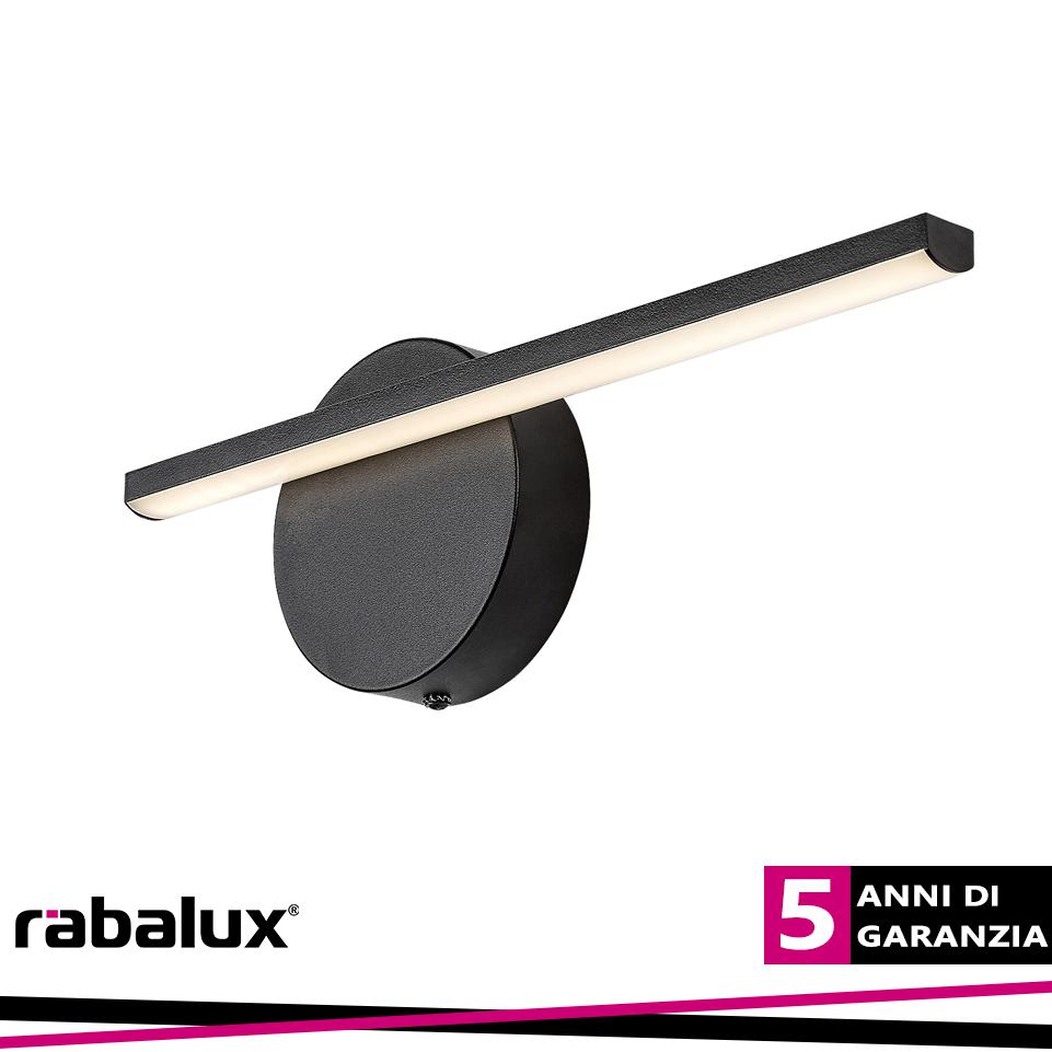 SABIRA,IND.WALL, LED6W, L33CM, BLACK