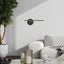 SABIRA,IND.WALL, LED6W, L33CM, BLACK