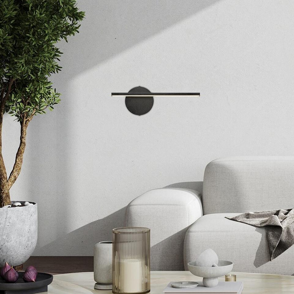 SABIRA,IND.WALL, LED6W, L33CM, BLACK