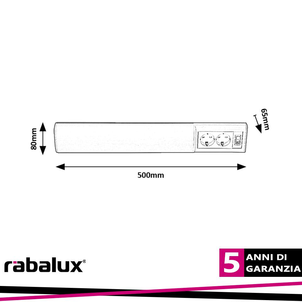 BATH2,IND.CABLIGHT. LED10W, L50CM