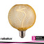 FIL. LED, E27 G125,5W,270LM,1800K, GOLD