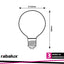 FIL. LED, E27 G125,5W,270LM,1800K, GOLD