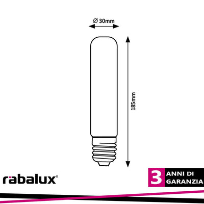 FIL. LED, E27 T30, 2W, 120LM, 1800K