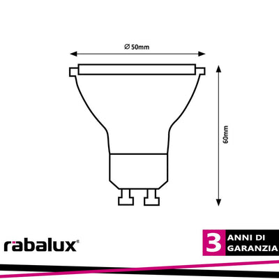SMD LED, GU10, 7W, 800LM, 3000K