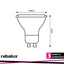 SMD LED, GU10, 7W, 800LM, 3000K