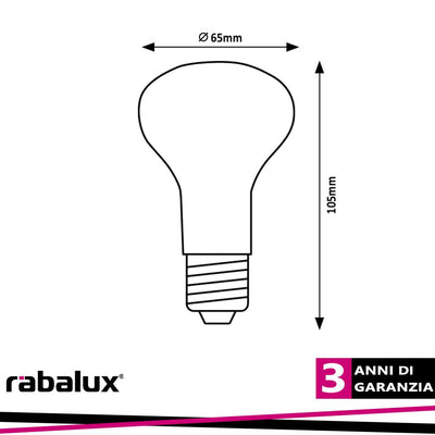 SMD LED, E27 R63, 9W, 806LM, 3000K