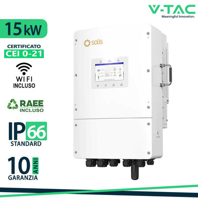 15KW HYBRID SOLAR INVERTER TRIFASE BASSA TENSIONE SOLIS