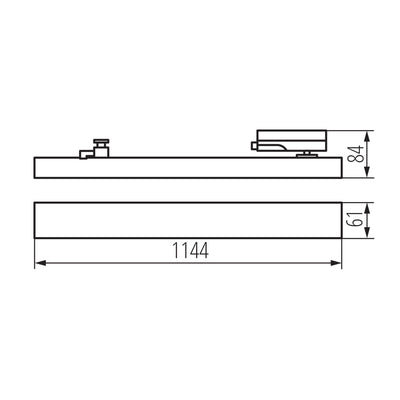 PROIETTORE PER BINARIO LTL 38W-114-CCT-ADJ-B - KANLUX