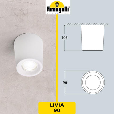 LIVIA 90 BIANCO SATIN LED GU10 3,5W CCT