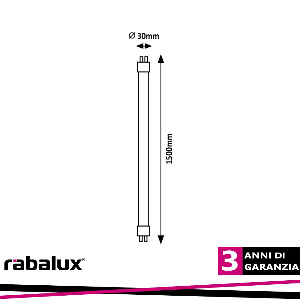 LED TUBE, G13 T8 24W 3600LM 4000K H150CM