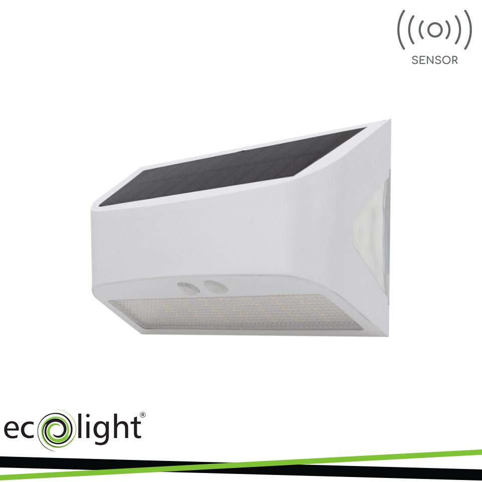 LAMPADA SOLARE PER FACCIATA BIANCA 6W 4000K SOE-10