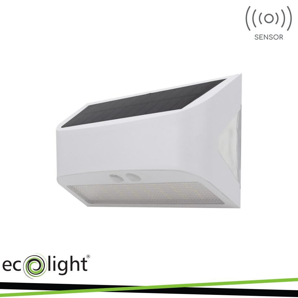 LAMPADA SOLARE PER FACCIATA BIANCA 6W 4000K SOE-10