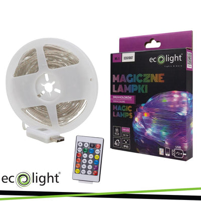 STRISCIA LED 1 MILIONE DI COLORI 100 LED 10M DC5V