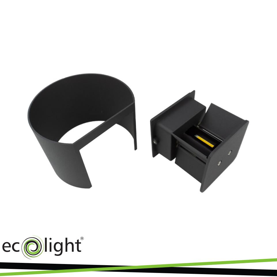 APPARECCHIO PER FACCIATE OE-11 7W 360LM IP65 ANTRACITE